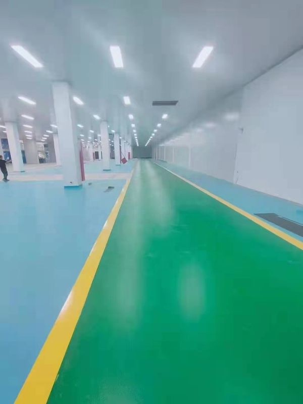 PVC ワークショップ 床カバー 1.4mm ワークショップ ビニール 床 青 緑