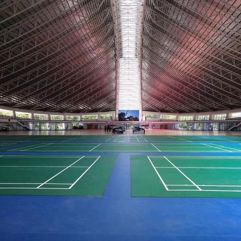 室内レール PVC スポーツ バドミントンコート BWF 床マット 6.0mm 1.0mm/1.2mm 耐用層