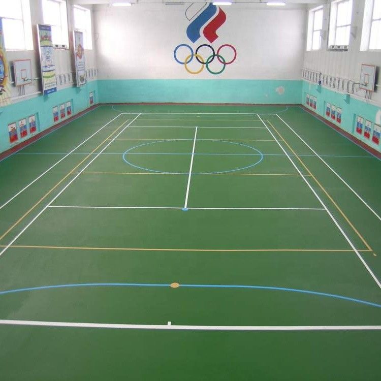 室内レール 6mm 室内緑色 合成バドミントンコート ショック吸収付き 床