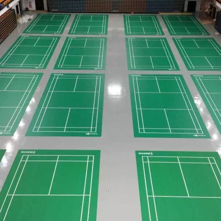 防滑 PVC ビニール バドミントンコート 敷き詰め
