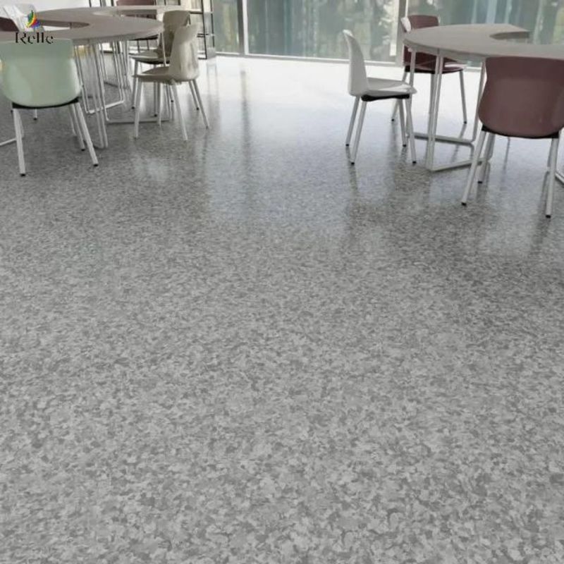2mm 厚のPVC素材 ドライバック プラスチックビニール床ロール 屋内用 高層ビル