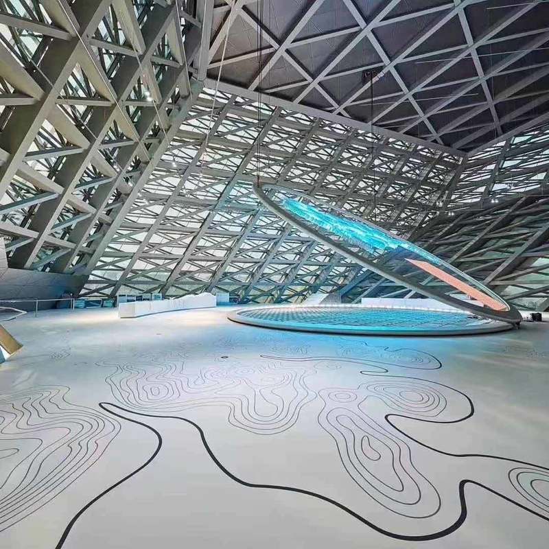 展示ホール用Relle環境に優しく、耐摩耗性、滑り止めラバーフロア