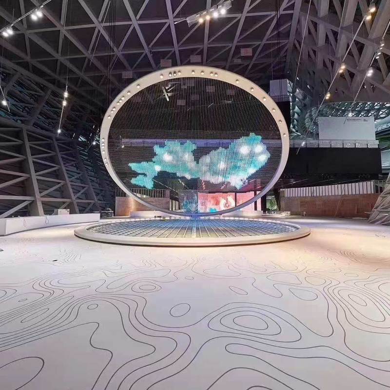 展覧会ホール用レールスリープ防止,耐磨性,汚れ性のあるゴム床