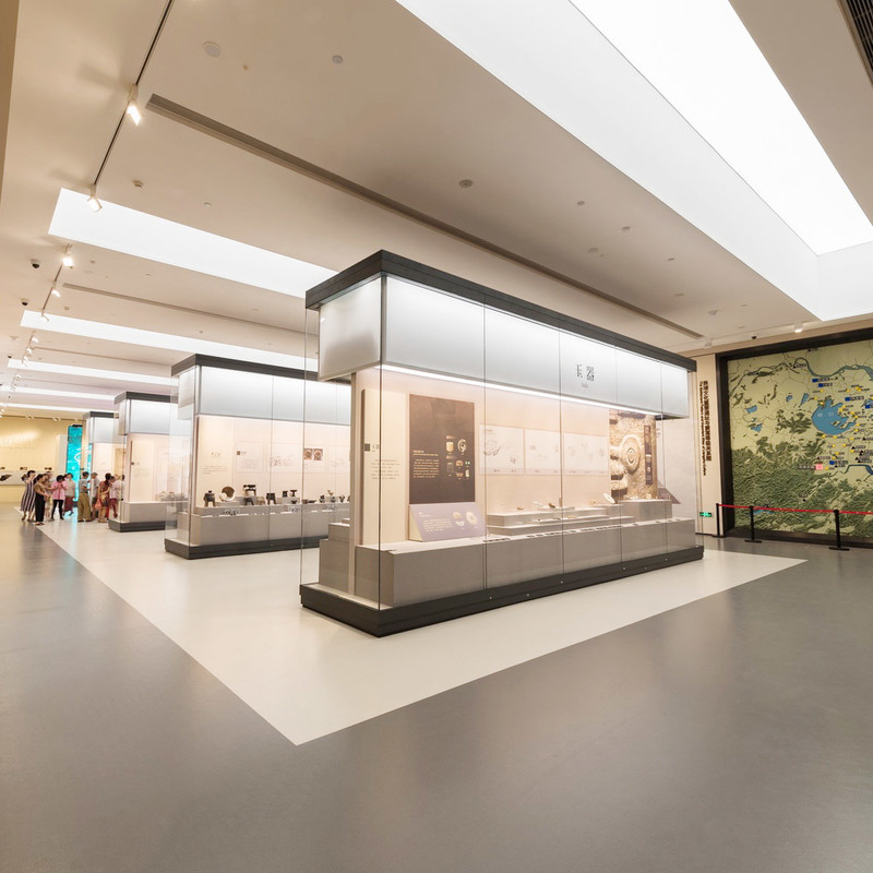 博物館文化遺物展示区用 汚れ耐性・防滑ゴム床