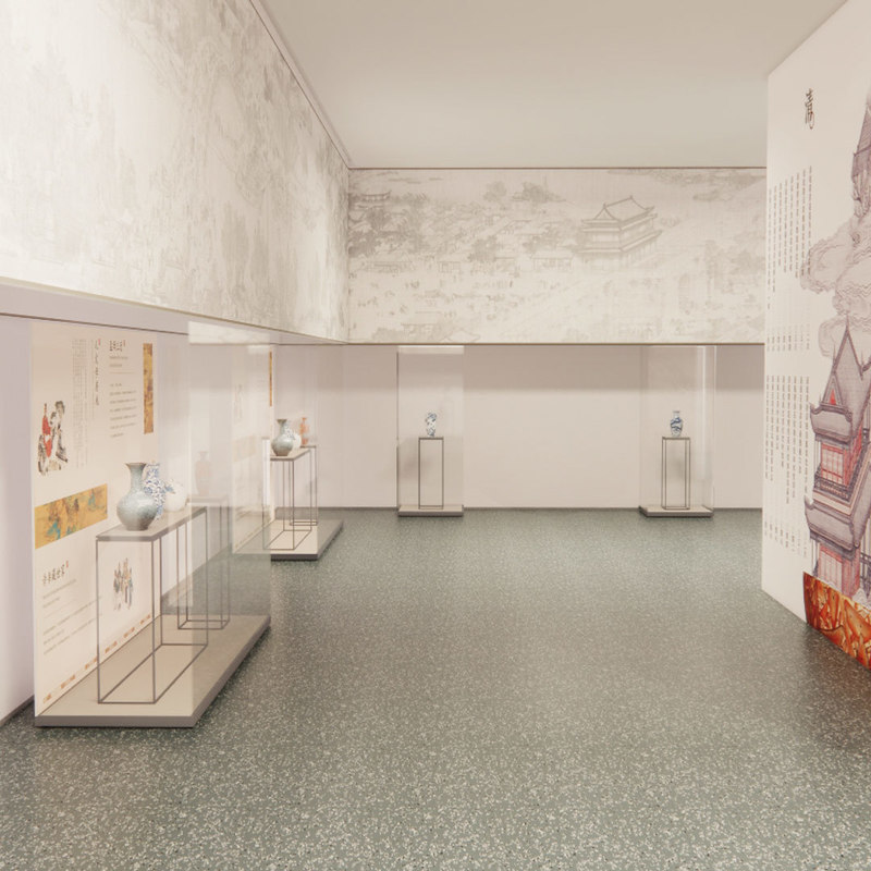 遺産美術館展示用リレラバーフロアリング