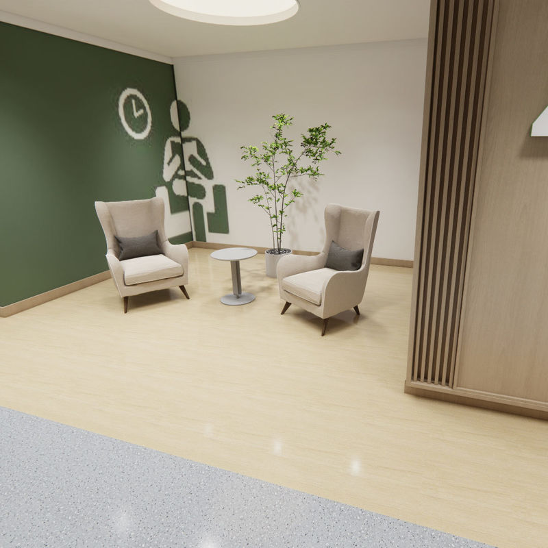 介護施設向け包括的な高齢者ケア用床材 – 医療グレード均質衛生スタイル