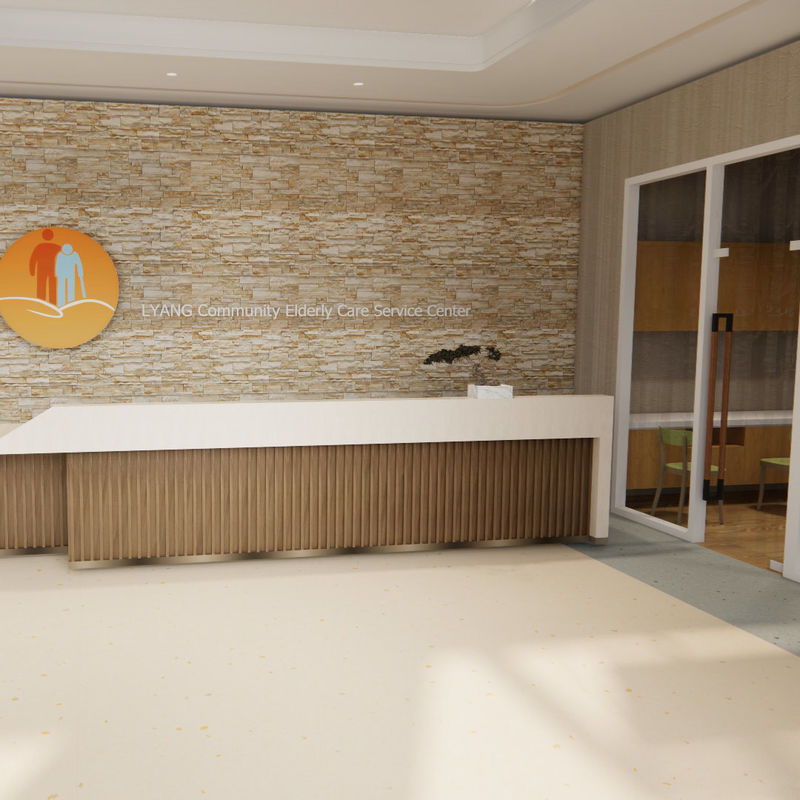 介護施設向けリハビリケア用特殊床材 – 医療グレード衛生安全スタイル