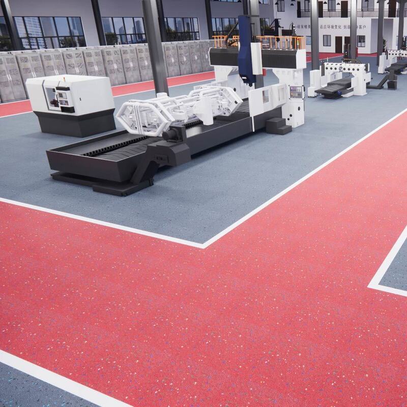 Relle 防塵カーボリンダム安全床 (クリーン エリア 耐磨 防滑 防火 環境に優しい)